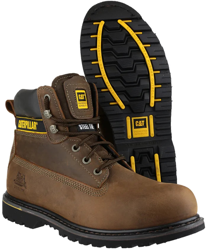 Caterpillar Holton (Brown) Safety Boots