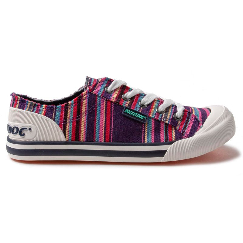 Rocket Dog  Women Jazzin Canvas Aloe Lace Up Trainers