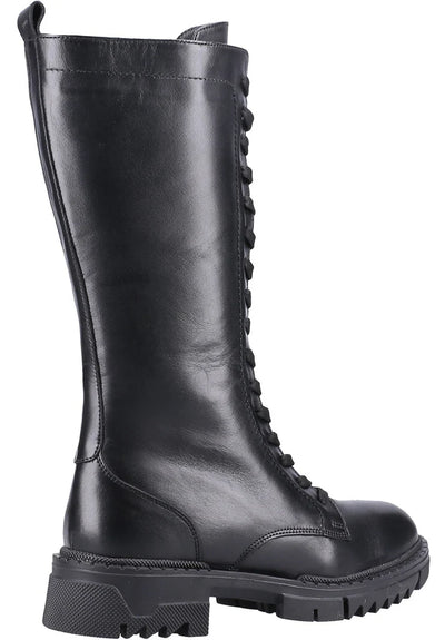 Riva Susie Womens Leather Lace Up Boot