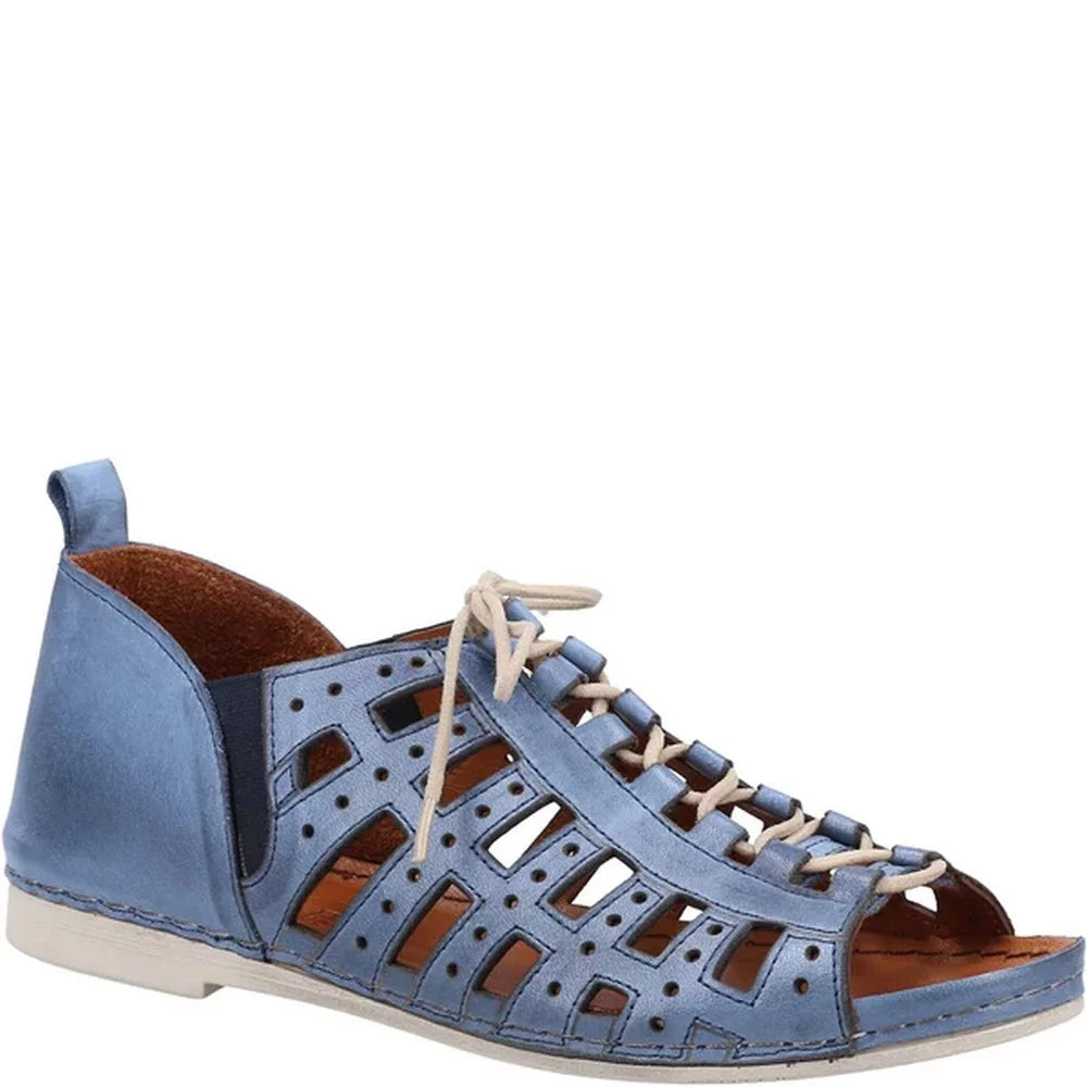 Riva Newport Women Leather Lace Up Casual Shoe