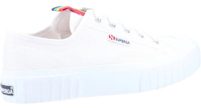 Superga Stripe Rainbow Women Lace Up Trainer