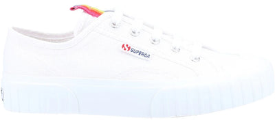 Superga Stripe Rainbow Women Lace Up Trainer