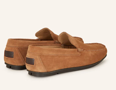 Gant Mc Bay Driving Mens Suede Cognac Casual Loafers