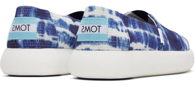 Toms Alpargata Mallow Navy Batik Slip One Shoes