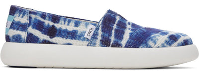 Toms Alpargata Mallow Navy Batik Slip One Shoes