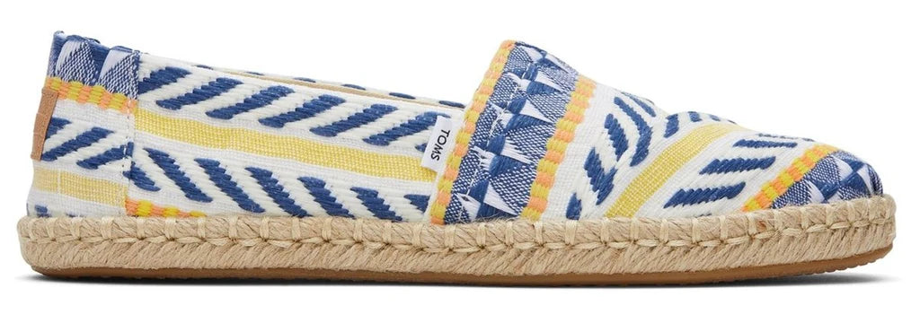 Toms Ladies Neon Multicolor Espadrille Shoes