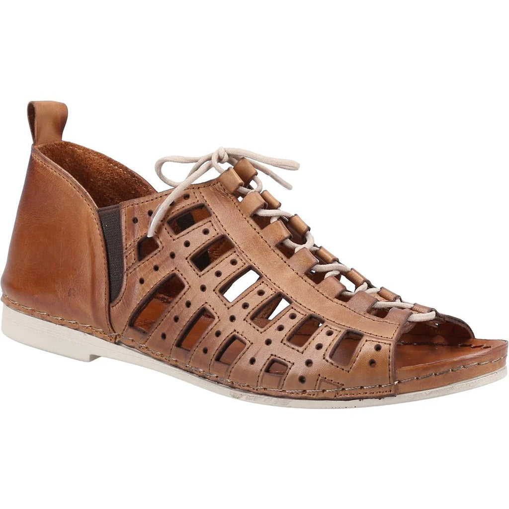 Riva Newport Women Leather Lace Up Casual Shoe