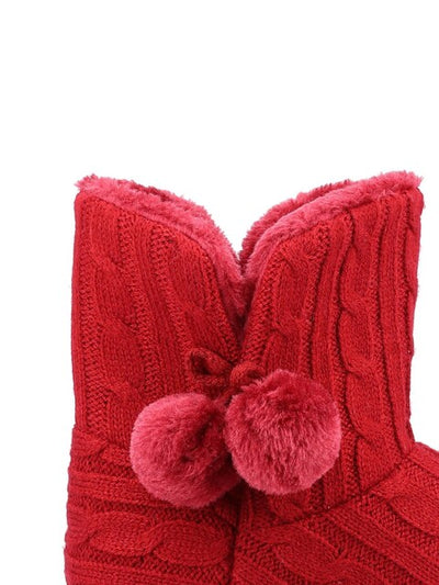 Fleet & Foster Apple Slipper Bootees