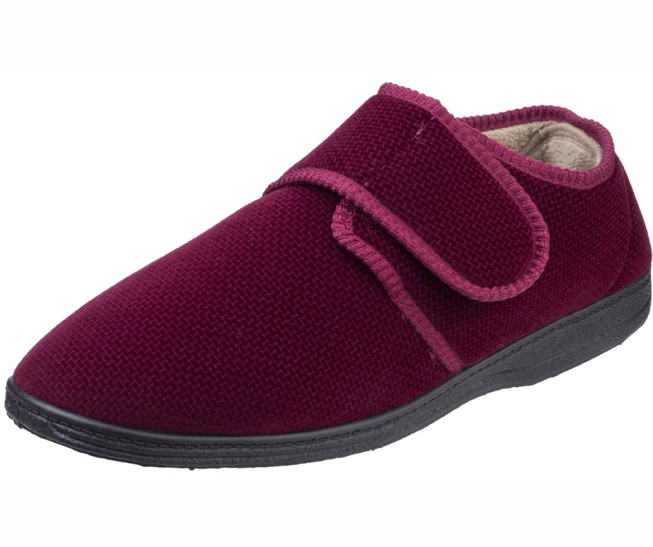 Fleet & Foster Sam Velcro Men's Touch Fastening Slipper