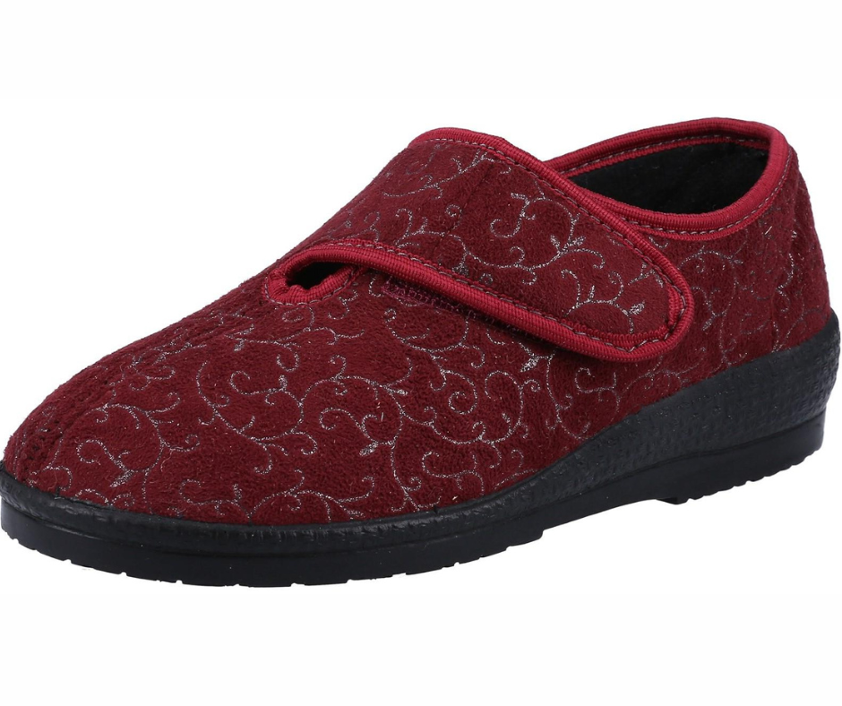 Gbs Med Ladies Gerald Comfort Slippers Geraldine Collection
