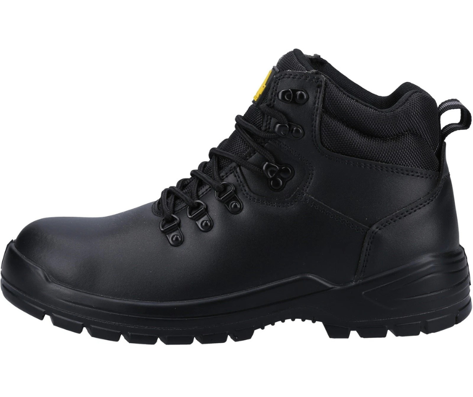 Amblers Safety Hiker Water Resistant Leather Upper Men's Black Boot