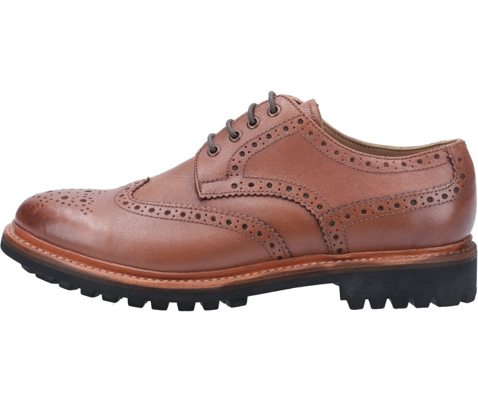 Cotswold Quenington (Commando) Brogue Shoe