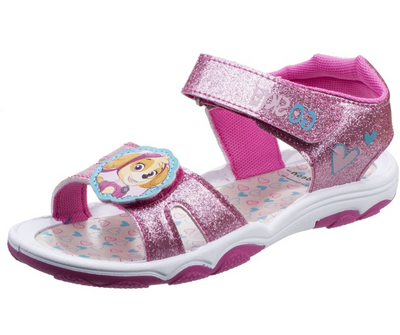 Leomil Skye Glitter Touch Fastening Sandal Pink