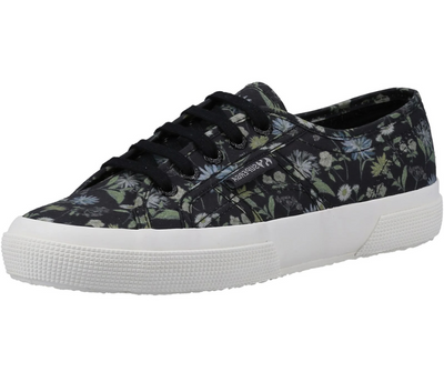 Superga Women Flower Print Canvas Sneakers