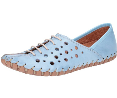 Riva Women Zeta Casual Leather Lace Up Shoe