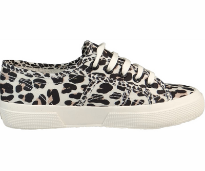 Superga Women Light Leopard Print Casual Sneakers