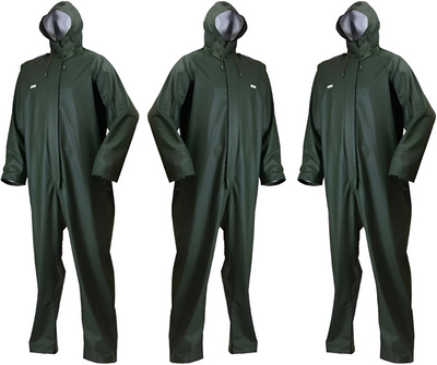 Lyngsoe Coverall Disposable Full Body Protective Suits with Full Zipper Closure