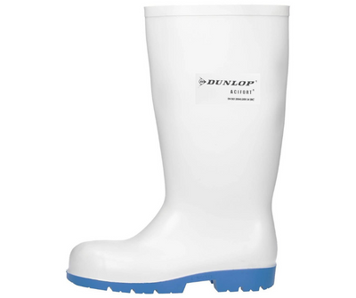Dunlop White Acifort Classic Safety Wellington Boots