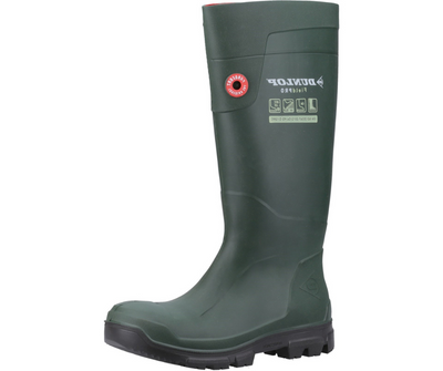 Dunlop Fieldpro Purofort Non Safety Wellington Boots Green