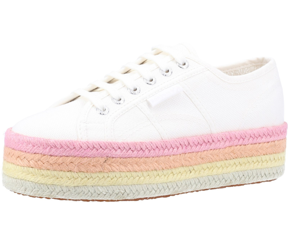 Superga Ladies Multicolor Rope Lightweight Shoe
