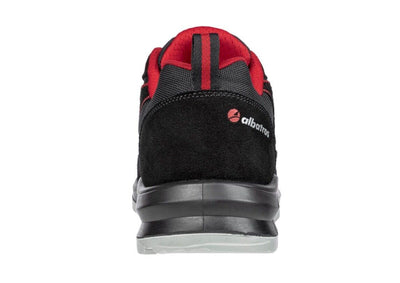 Albatros Clifton Low Occupational Safety Black/ Red Shoes