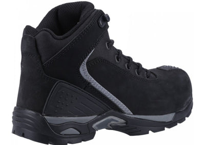 Albatros Runner Xts Mid Men's Safety Black Work Shoes