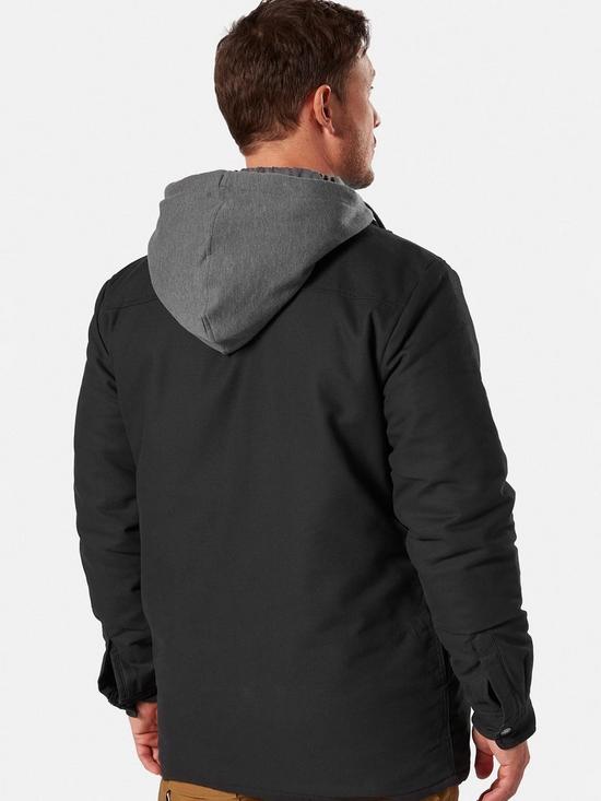 Dickies Duck Shirt Hooded With Quilted Lining Cargo Jacket