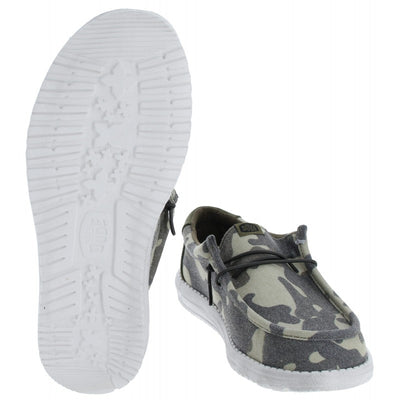 Heydude Wally Washed Camo Shoe