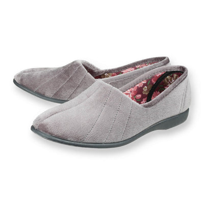 Gbs Gray Elegance Audrey Ladies Slippers