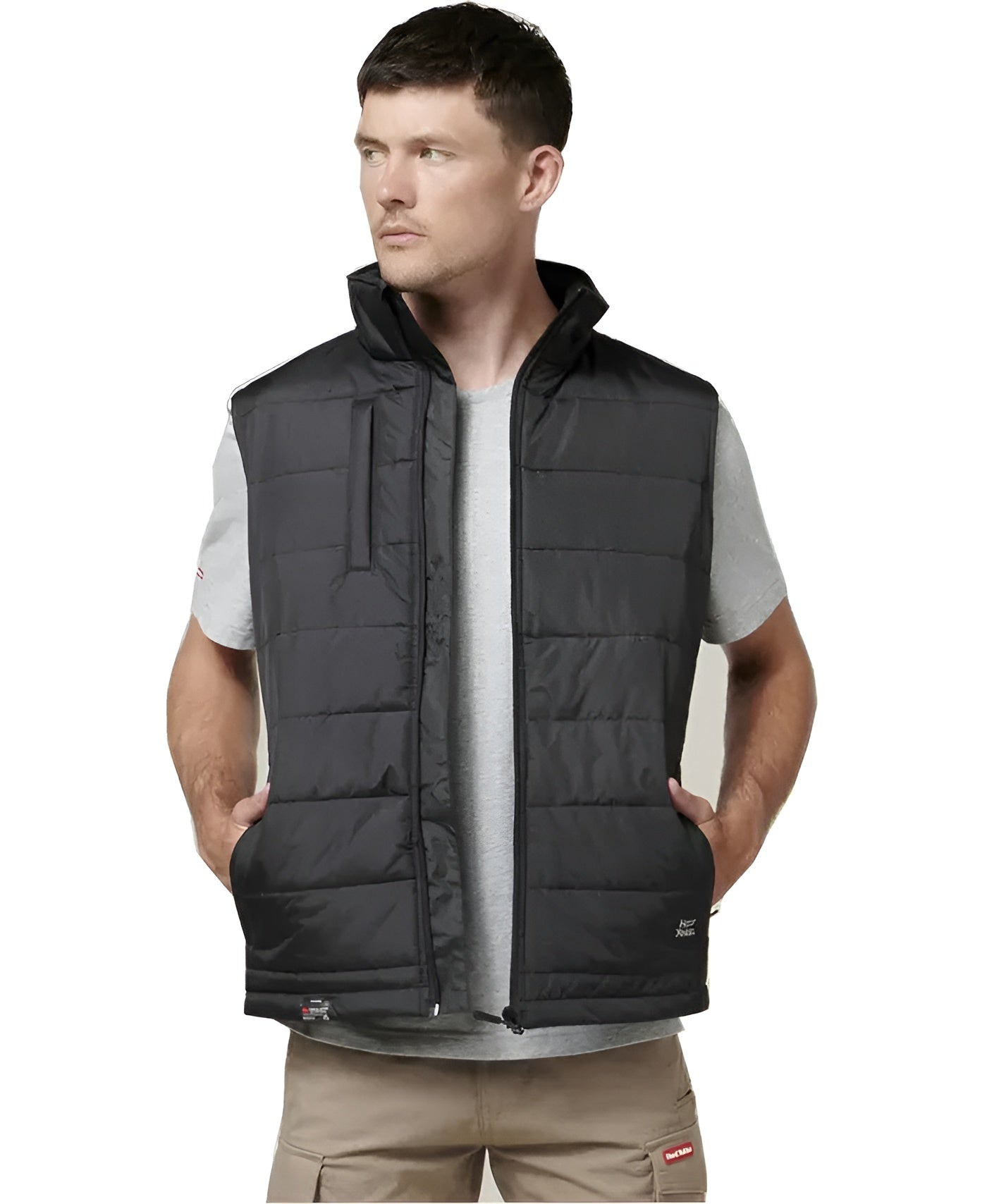 Hard Yakka Puffa Hurley Boys Small Puffer Hoodie Jacket