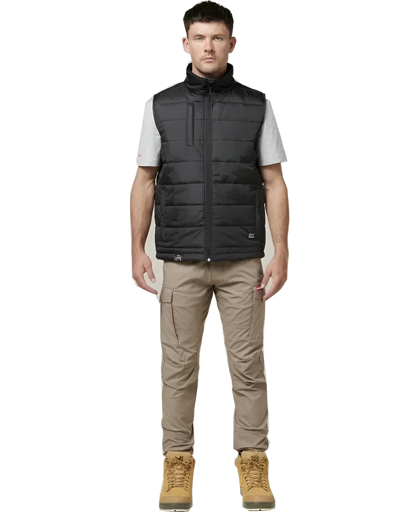 Hard Yakka Puffa Hurley Boys Small Puffer Hoodie Jacket