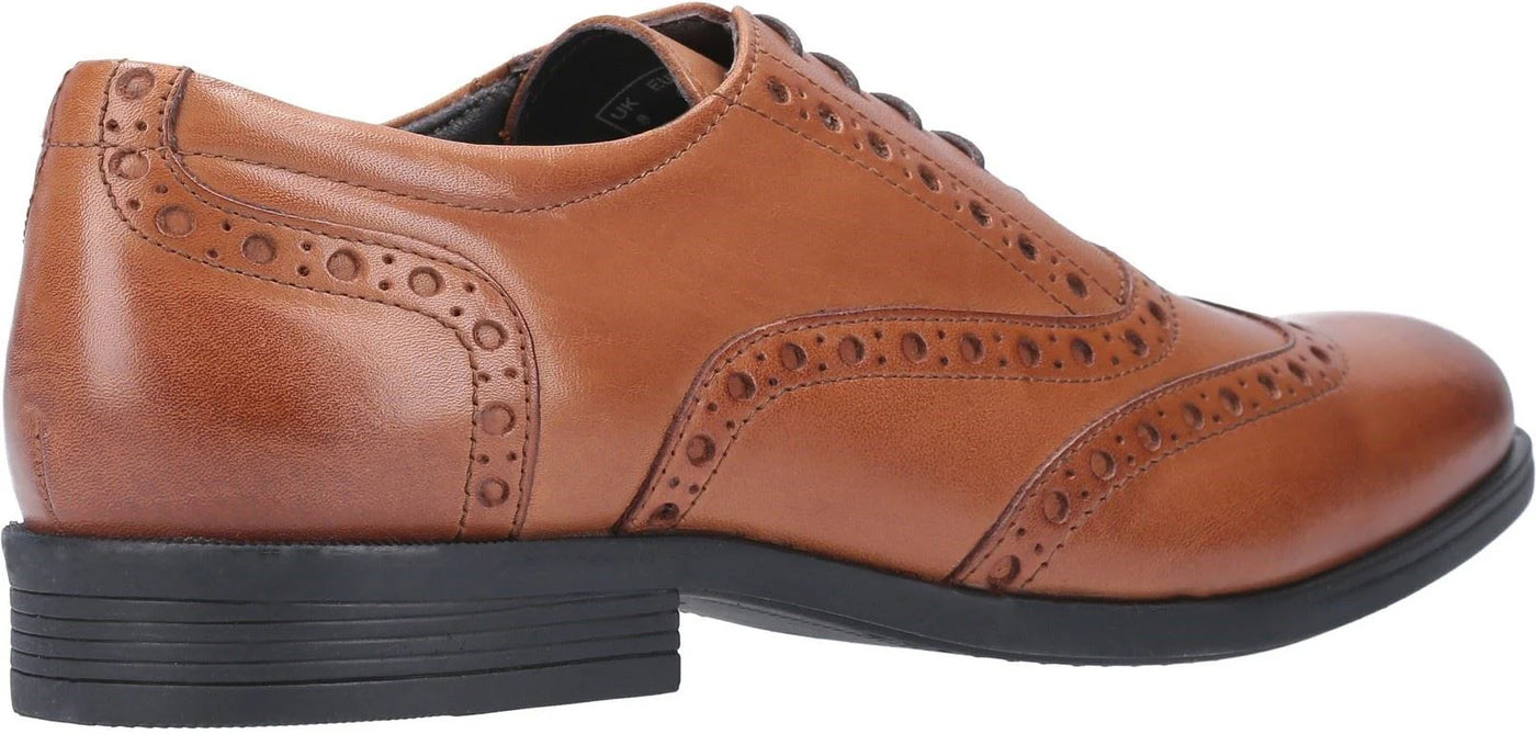 Hush Puppies Oaken Brogue Rite Senior Leather School Shoes