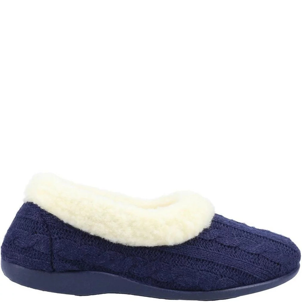 Fleet & Foster Sarina Plush Memory Foam Slippers