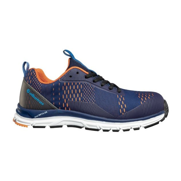 Albatros Impulse Low Safety Blue/ Orange Trainers