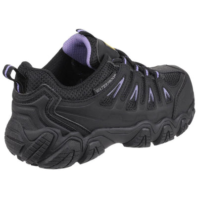 Amblers Safety Waterproof Ladies Non Metal Black Trainers