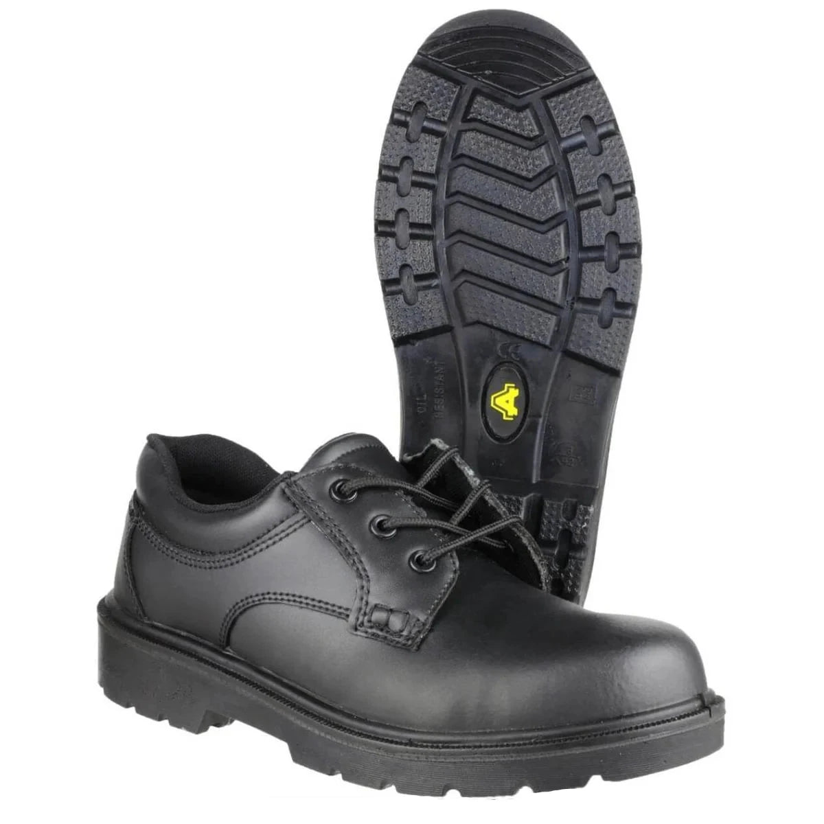 Amblers Safety Black Gibson Lace Safety Shoe