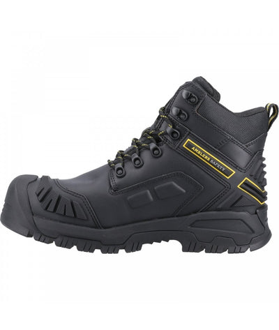 Amblers Safety Flare S7S Black HRO SR Safety Boot