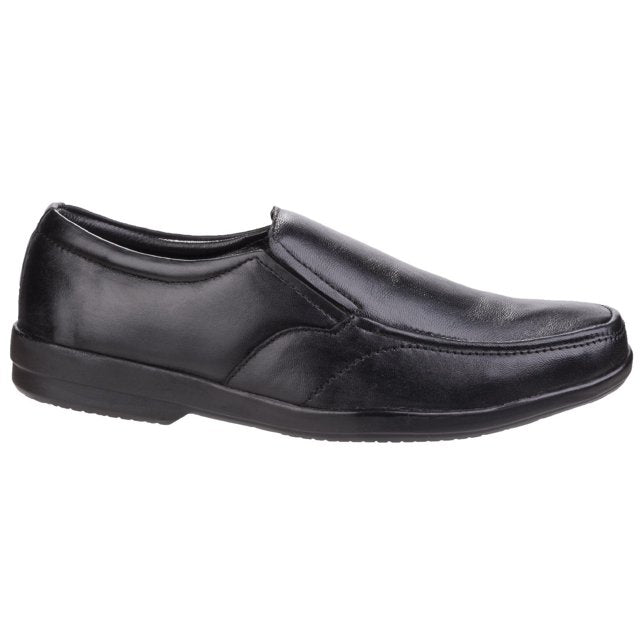 Fleet & Foster Alan Klepe Syntethic Leather Man Stylish Black Formal Shoes