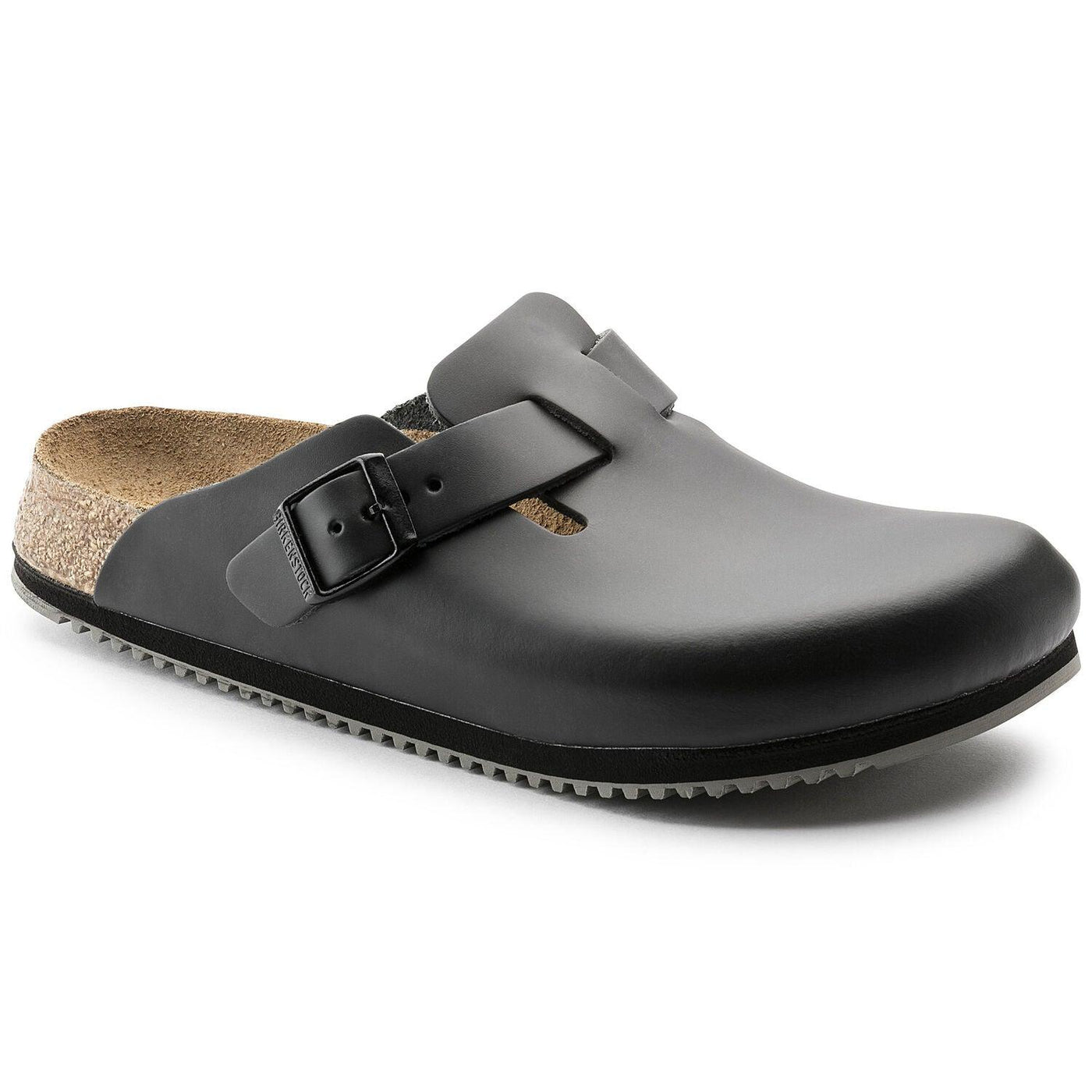 Birkenstock Boston Super Grip Black Clog