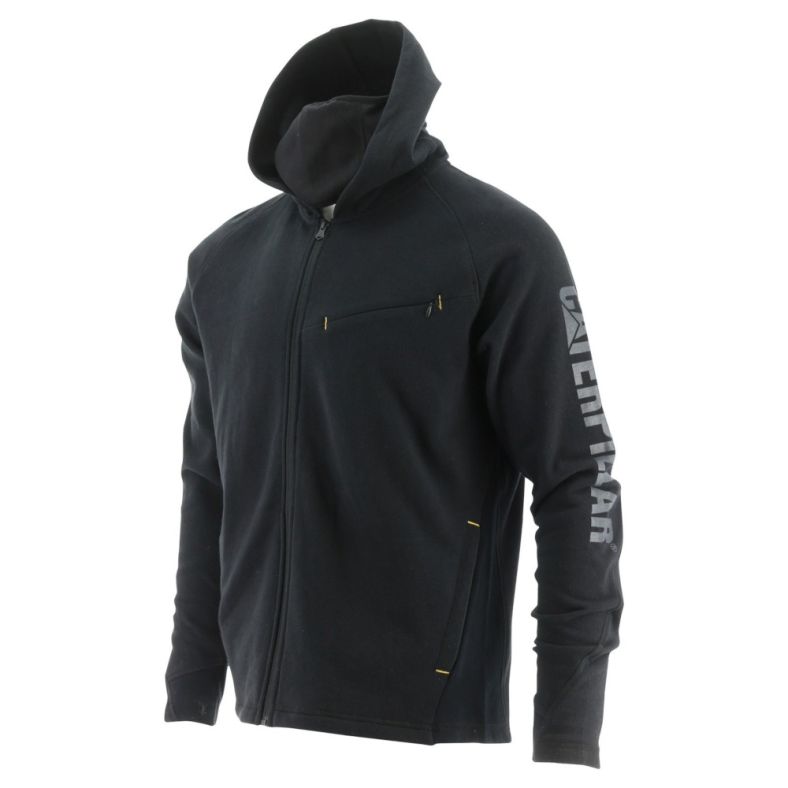 Caterpillar Black Viraloff Hoodie With Stylish Protection