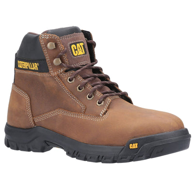 Caterpillar Men's Median Brown Water Resistant Boot