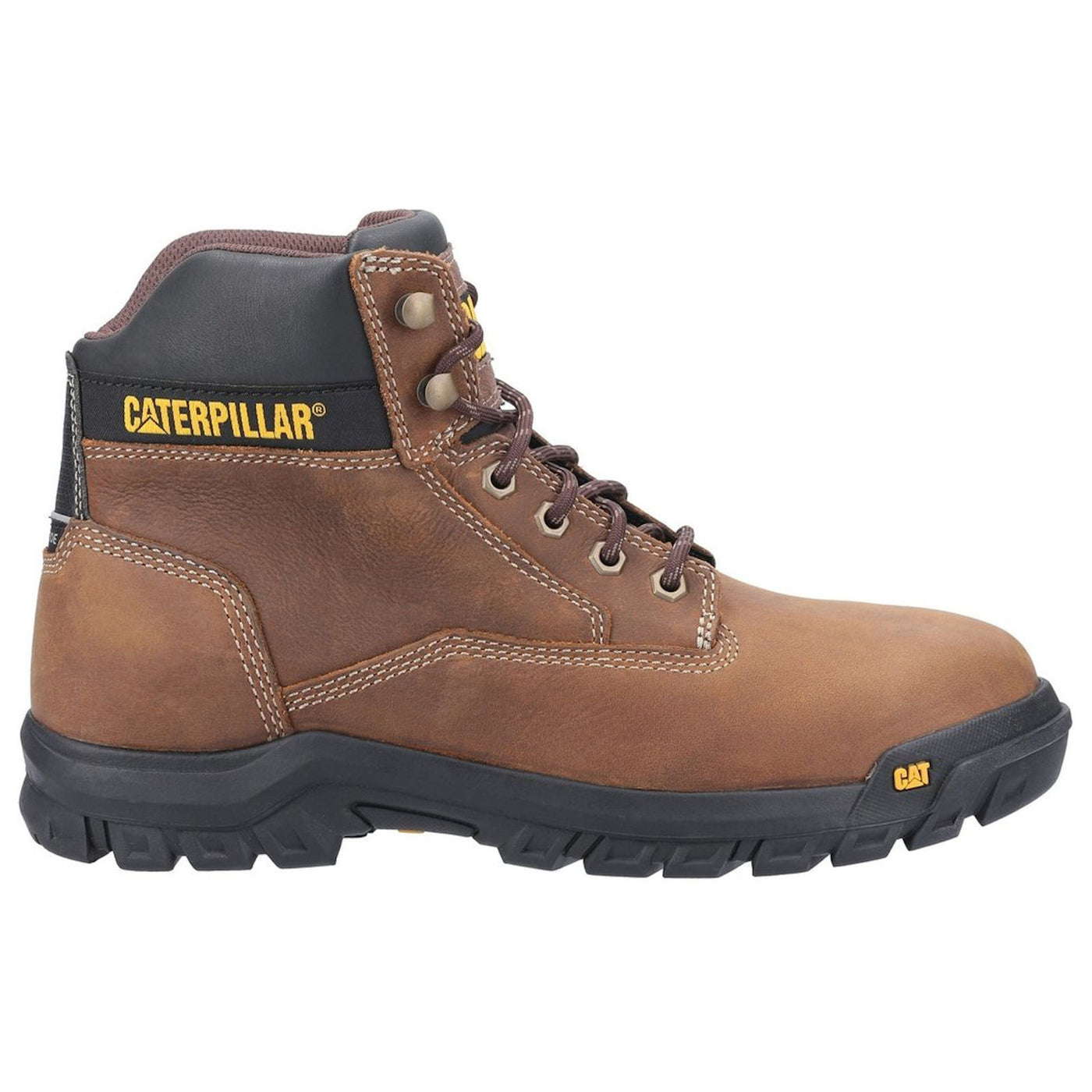 Caterpillar Men's Median Brown Water Resistant Boot