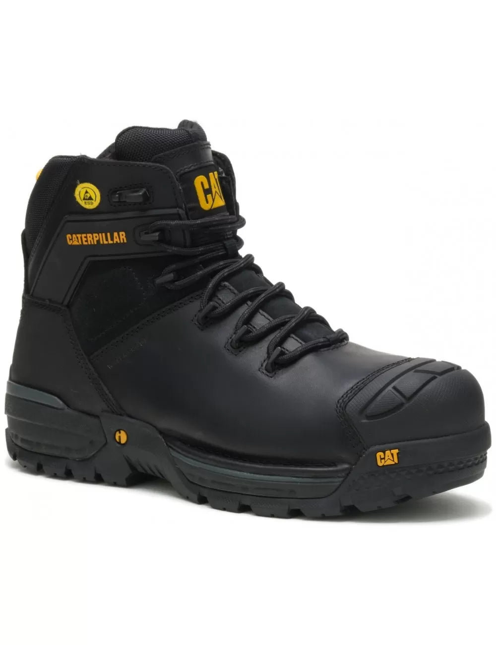 Caterpillar Excavator LT Waterproof Black Safety Boots