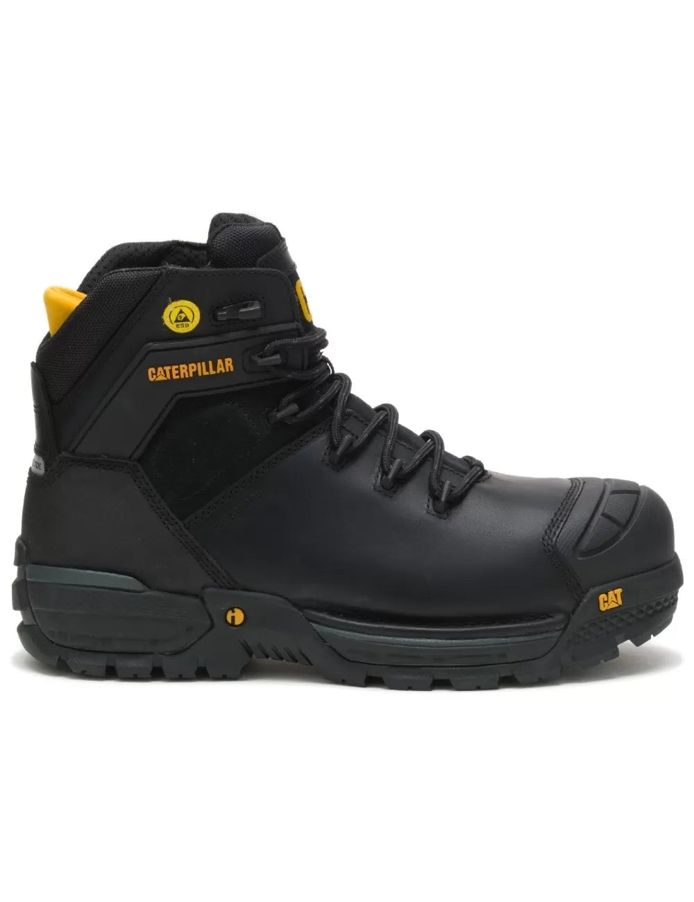 Caterpillar Excavator LT Waterproof Black Safety Boots