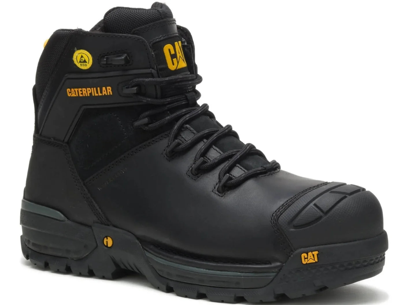 Caterpillar Excavator LT Waterproof Black Safety Boots