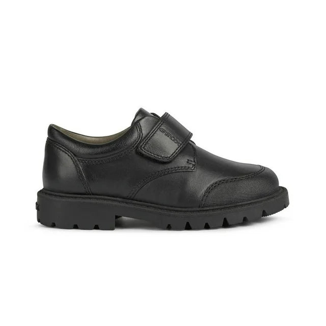 Geox Shaylax Mocasines Kickers Reasan Strap Toddlers Black Leather Shoes