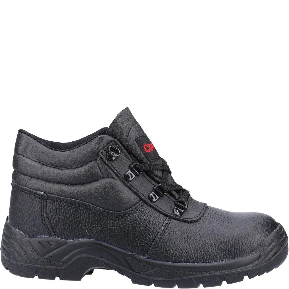 Centek Men's Steel Toe Lightweight Leather Safety Boots