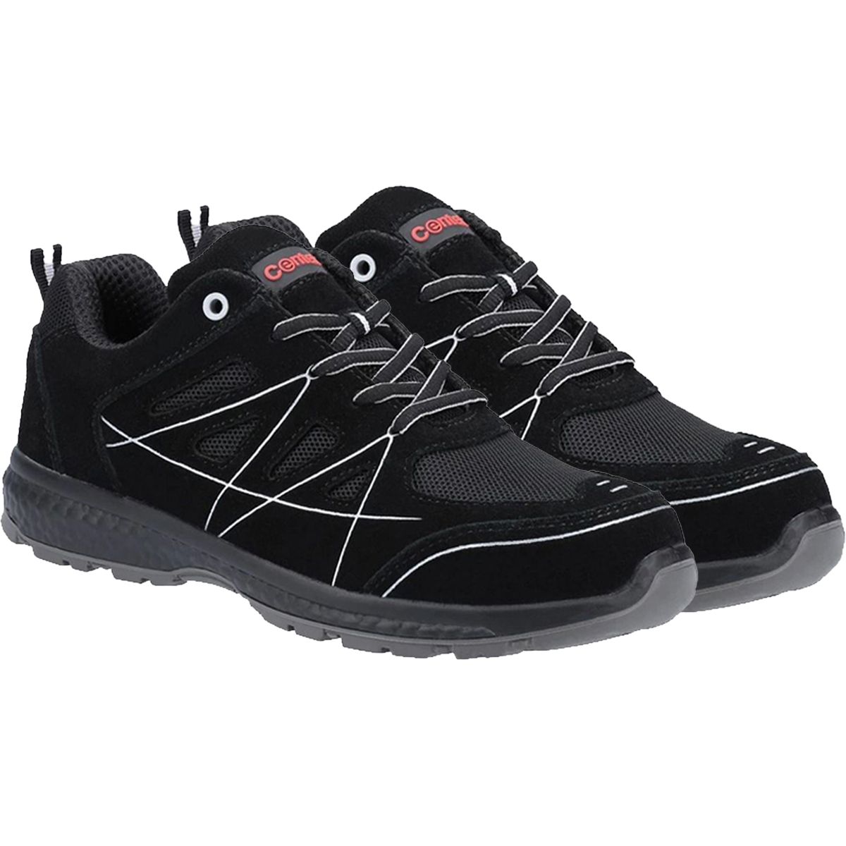 Centek Safety Trainer S1p Lightweight Hiker Black Boots