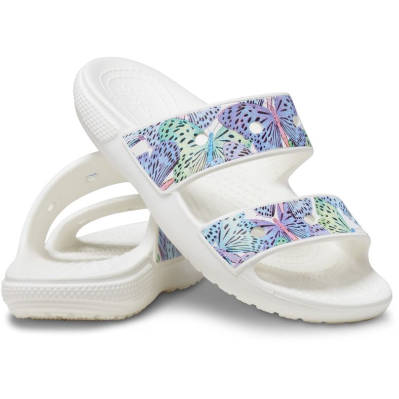 Crocs Classic Multi-Color Butterfly Sandal