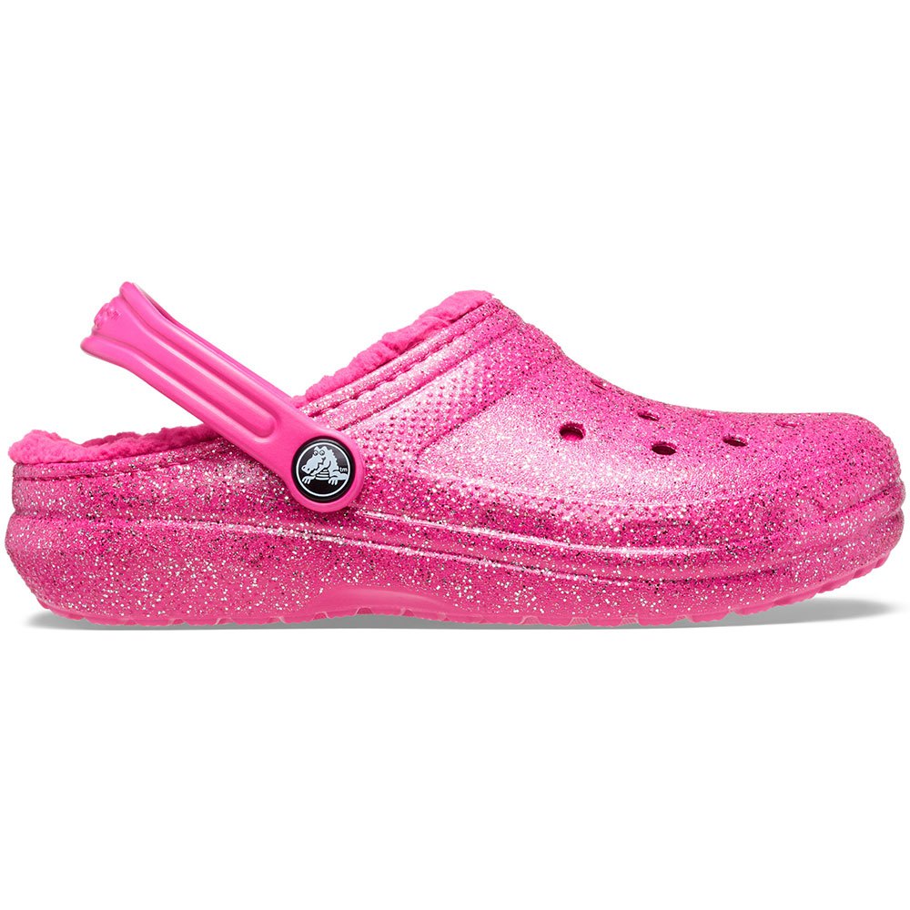 Crocs Kids' Classic Glitter Lined Clog